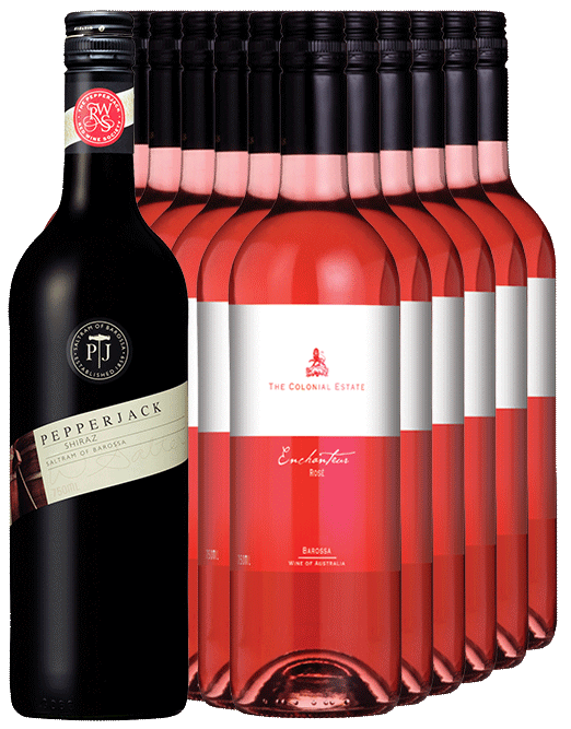The Colonial Estate Enchanteur Barossa Valley Rose 2017 Pepperjack Bundle
