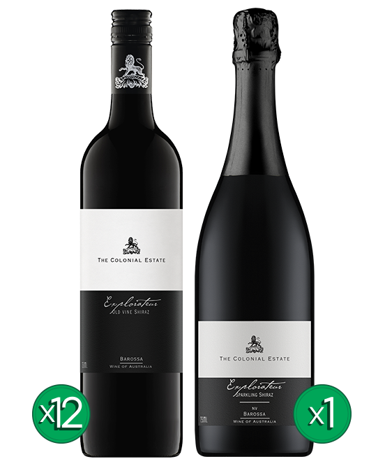 The Colonial Estate Explorateur Barossa Valley Shiraz 2017 Sparkling