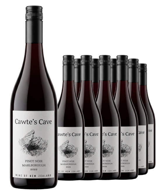 Rock Ferry Cawtes Cave Marlborough Pinot Noir 2022 Dozen