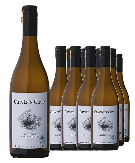 Rock Ferry Cawtes Cave Organic Marlborough Pinot Gris 2023 Dozen