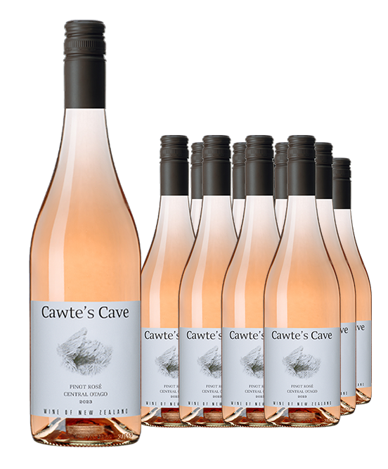 Rock Ferry Cawtes Cave Central Otago Organic Rose 2023 Dozen