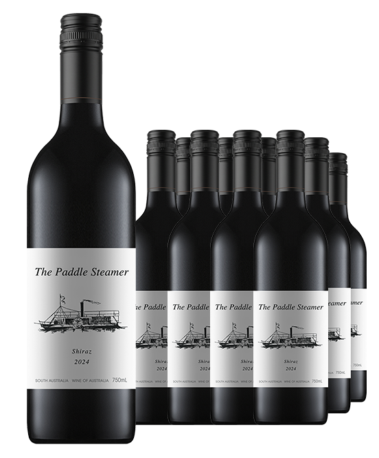 The Paddle Steamer South Australia Shiraz 2024 Dozen