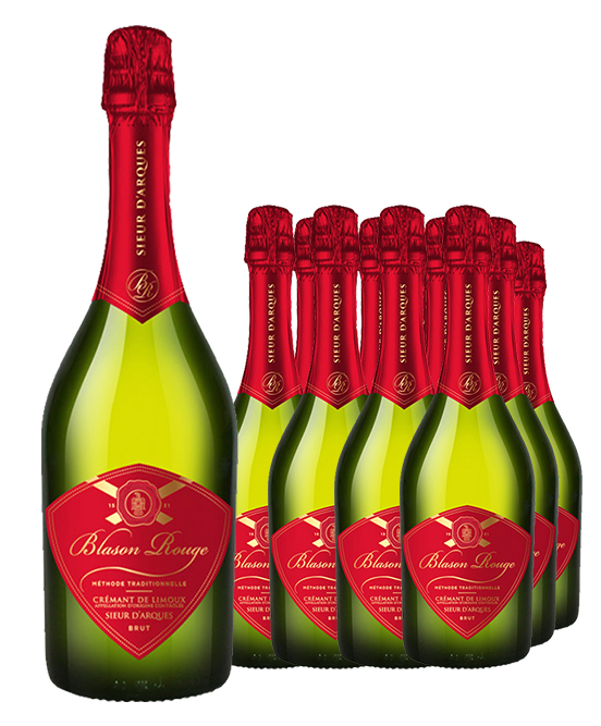 Sieur d Arques Cremant De Limoux Blason Rouge Brut Nv Dozen