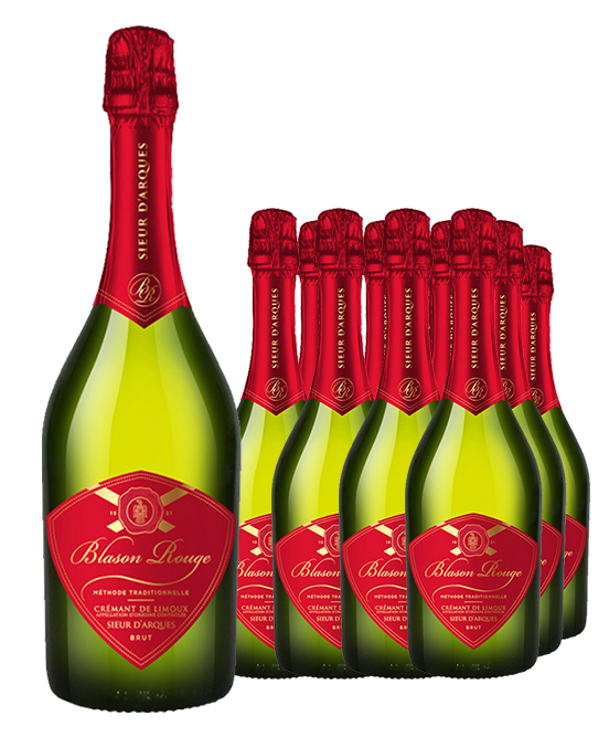 Sieur d Arques Cremant De Limoux Blason Rouge Brut Nv Dozen