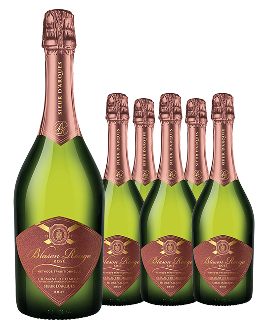 Code Rouge Cremant Sieur d Arques Cremant De Limoux Blason Rouge Rose Nv 6pack | French ...