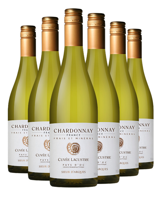 Sieur d Arques Lacustre Cuvee Lacustre Chardonnay 6pack 