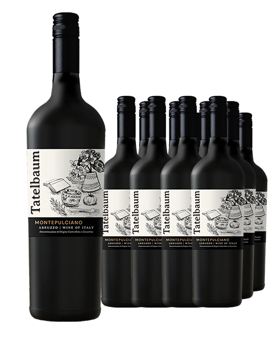 Tatelbaum Italian Montepulciano d'Abruzzo 2019 Dozen