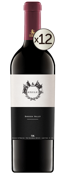 The Colonial Estate Exile Barossa Valley Shiraz 2015 Dozen