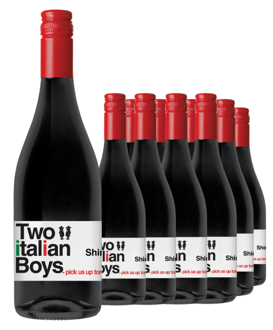 Two Italian Boys Shiraz 2022 Dozen 