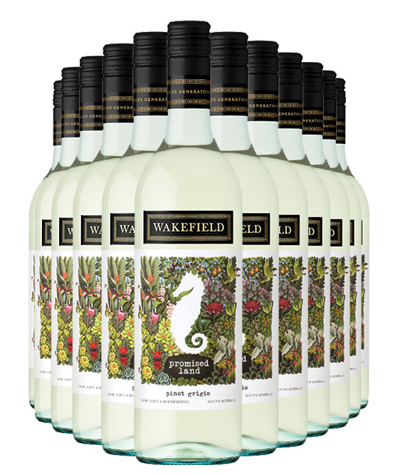 Wakefield Taylors Family Wines Promised Land South Australia Pinot Grigio 2023 Dozen