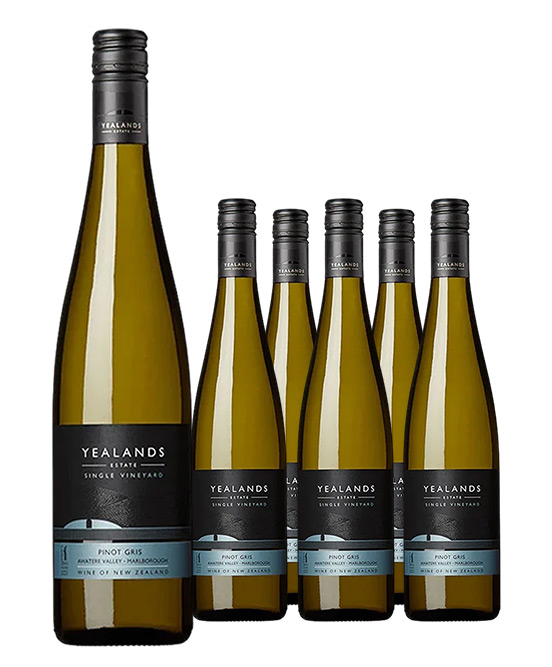 Yealands Single Vineyard Marlborough Pinot Gris 2024 6pack