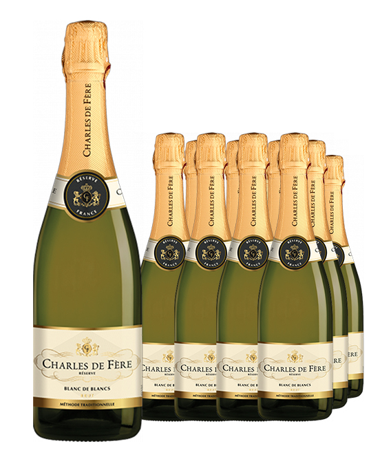 Boisset Family Estates Charles de Fere Blanc de Blanc Nv Dozen