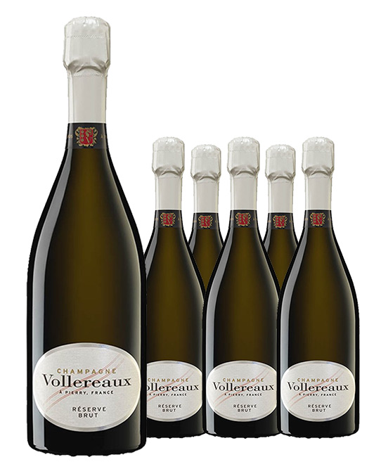 Vollereaux Champagne Brut Reserve Nv 6pack