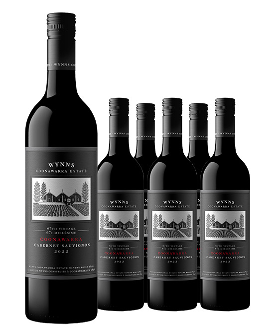 Wynns Black Label Coonawarra Cabernet Sauvignon 2022 6pack