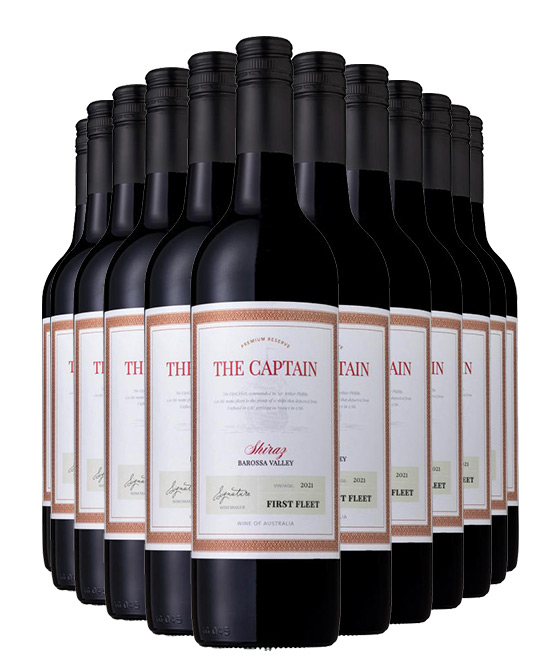 First Fleet The Captain Barossa Valley Shiraz 2021 Dozen