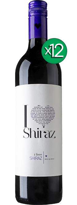 I Heart Shiraz 2017 Dozen
