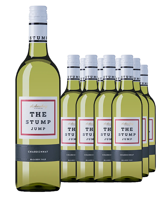 d'Arenberg The Stump Jump McLaren Vale Lightly Wooded Chardonnay 2024 Dozen