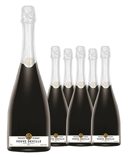 Veuve De Ville French Sparkling Brut Nv 6pack