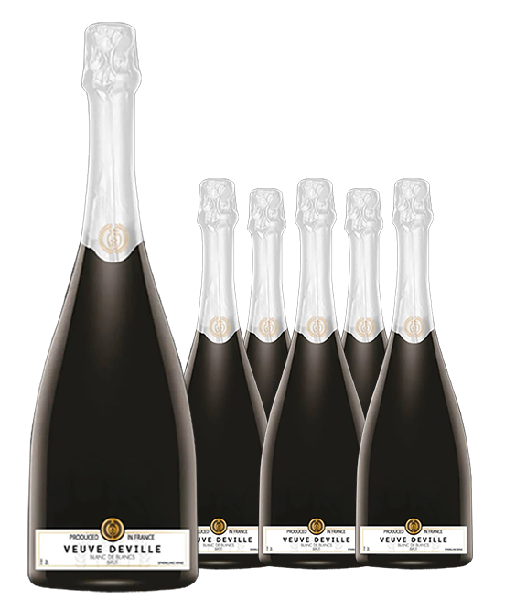 Veuve De Ville French Sparkling Brut Nv 6pack