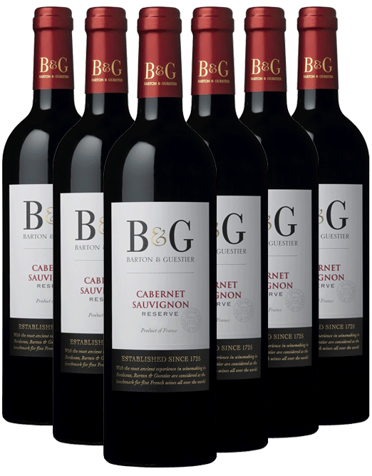 Barton & Guestier Reserve Cabernet Sauvignon 2015 6pack