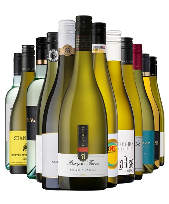 The Ultra Premium White Wine Mixed Dozen 