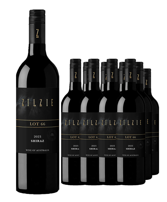 Zilzie Wines Lot 66 Shiraz 2023 Dozen
