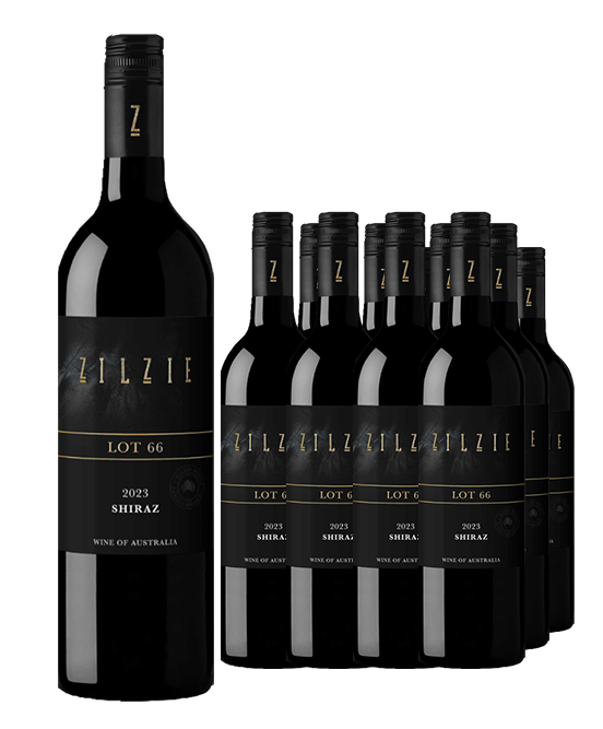 Zilzie Wines Lot 66 Shiraz 2023 Dozen