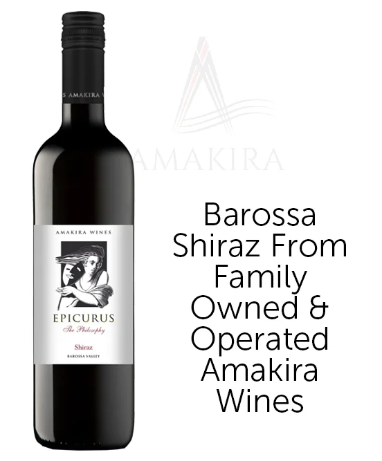 Amakira Epicurus The Philosophy Barossa Valley Shiraz 2023