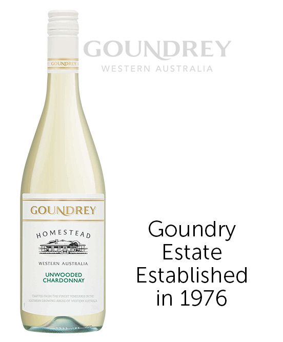 Goundrey Homestead Western Australia Unwooded Chardonnay 2025