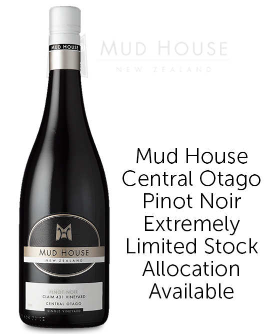 Mud House Single Vineyard Claim 431 Pinot Noir 2019 Buy Wines online