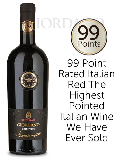 Giordano Primitivo Puglia IGT Appassimento Rinforzato 2018