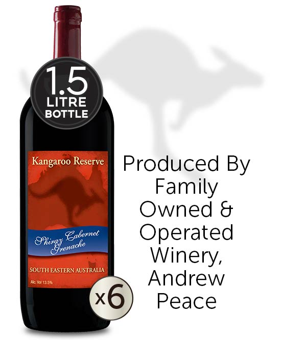 Andrew Peace Kangaroo Reserve Shiraz Cabernet Grenache 1500ml ...