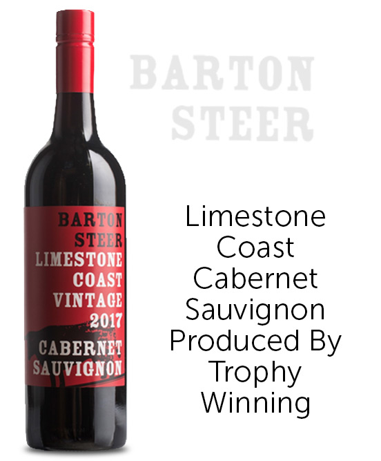 Barton Steer Limestone Coast Cabernet Sauvignon 2017