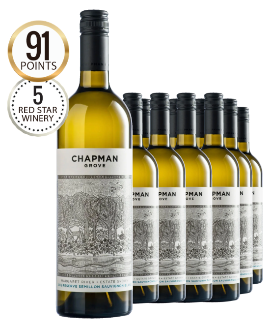 Chapman Grove Reserve Margaret River Semillon Sauvignon Blanc 2016 Dozen