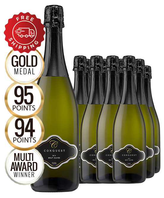 Conquest Sparkling Brut Cuvee Nv Dozen