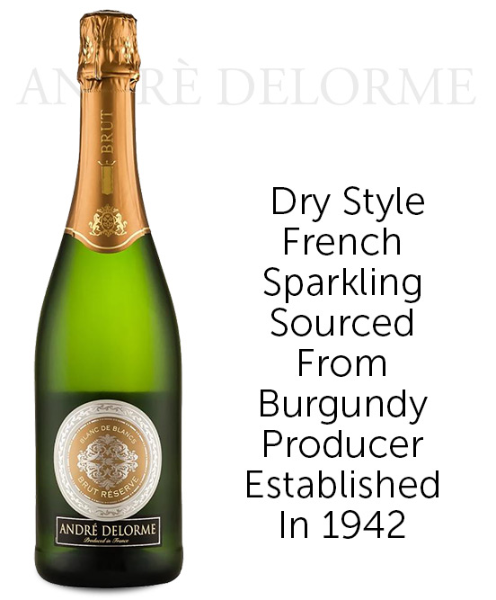Domaine Andre Delorme Blanc de Blanc Sparkling Nv