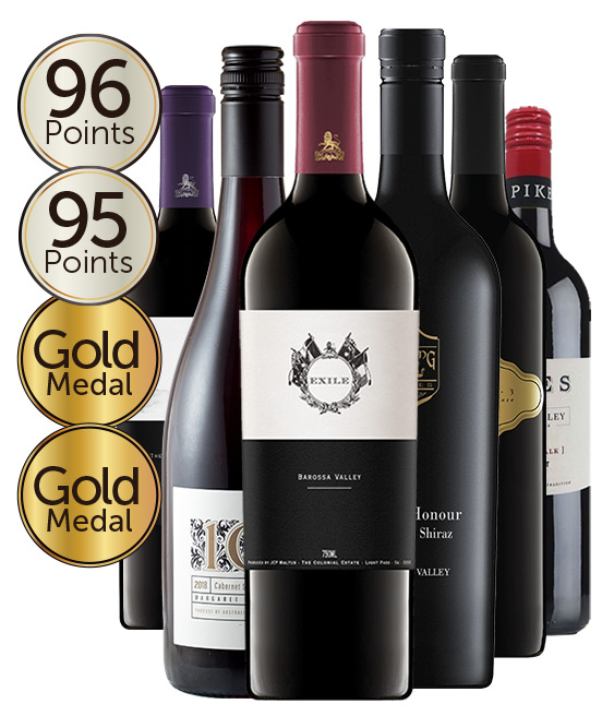 $199 Multi Gold Medal Winning 95 Point Rated Red Mixed Dozen