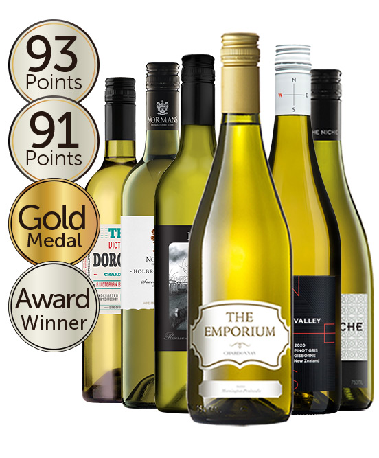 $99 Multi Gold Medal Winning 94 Point Rated White Wine Mixed Dozen