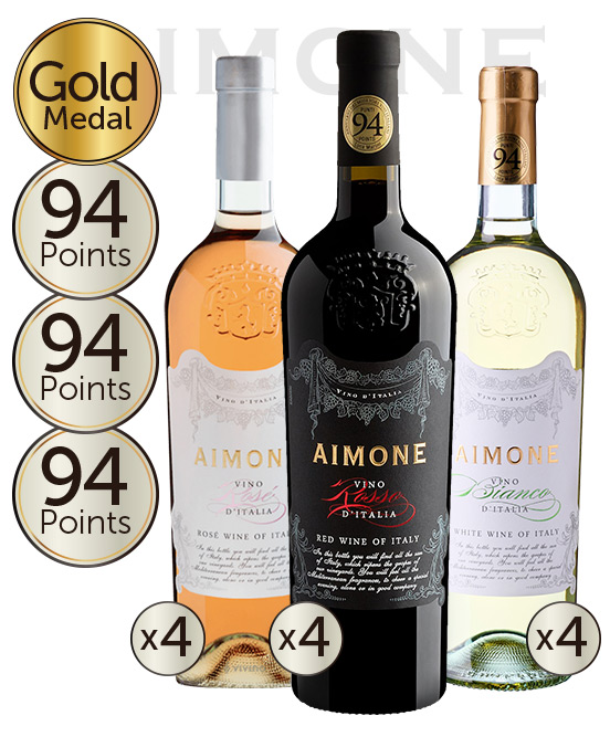 Aimone Vino Italian Mixed Dozen