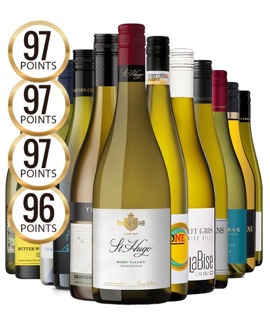The Ultra Premium White Wine Mixed Dozen