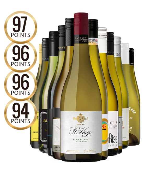 The Ultra Premium White Wine Mixed Dozen