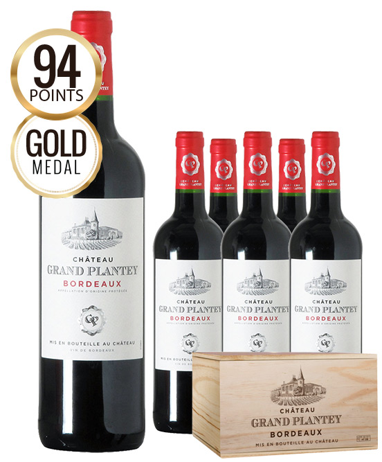 Chateau Grand Plantey Bordeaux AOP 2021 6pack