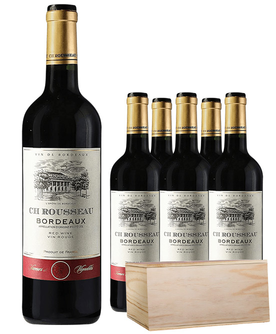 CH Rousseau Bordeaux AOP 2023 6pack