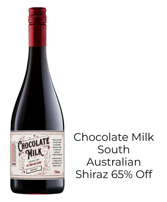 Chocolate Milk By Vin De Luxe South Australia Shiraz 2022