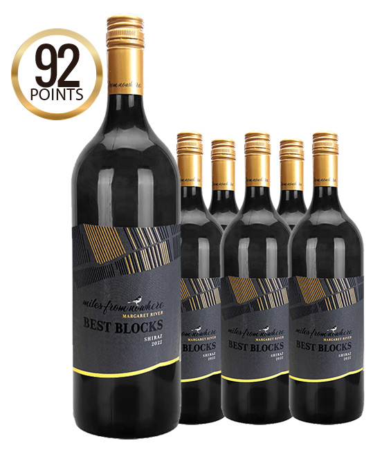 Miles From Nowhere Best Blocks Margaret River Shiraz 2022 Magnum 6pack