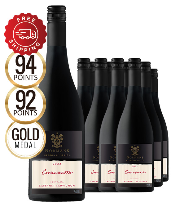Normans Regional Series Coonawarra Cabernet Sauvignon 2022 Dozen
