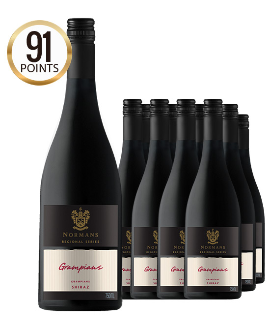 Normans Regional Series Grampians Shiraz 2022 Dozen