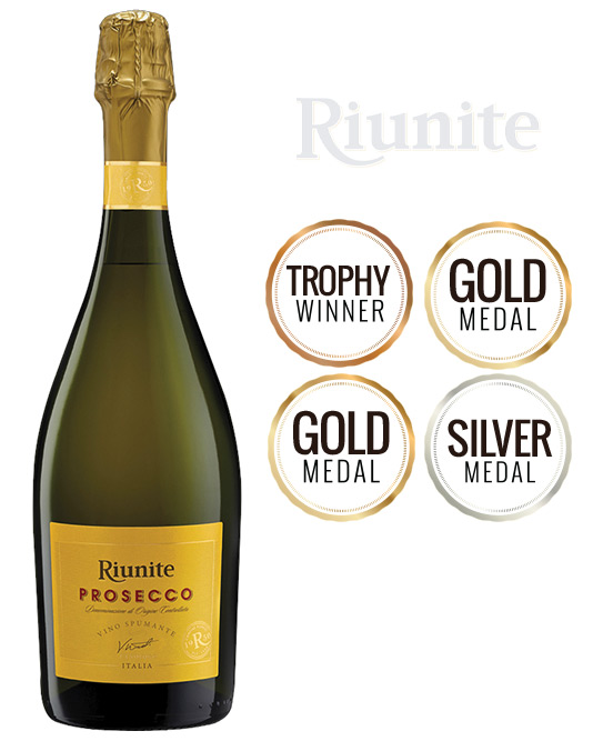 Riunite DOC Vino Bianco Italian Sparkling Prosecco Nv