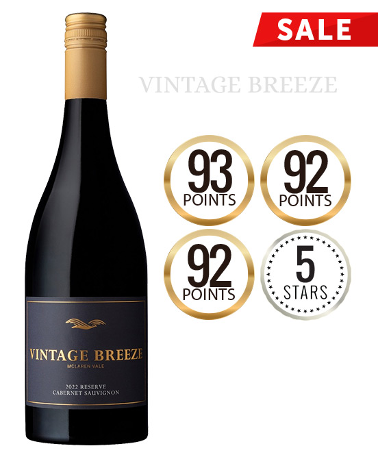 Vintage Breeze McLaren Vale Cabernet Sauvignon 2022