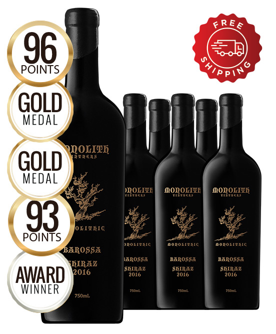 Monolith Vintners Monolithic Old Vine Barossa Valley Shiraz 2016 6pack